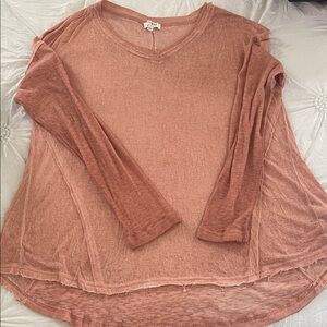 Umgee Long Sleeve V-Neck Top